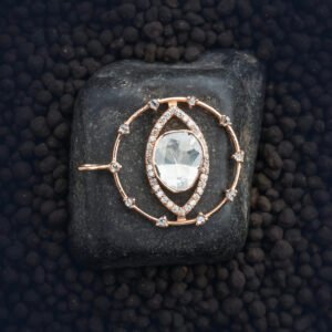 18kt Polki Diamond Pendant