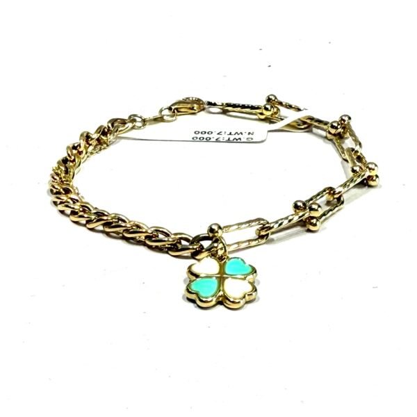 Elegant 18kt Gold Bracelet - Luxury Gold Jewelry for Women
