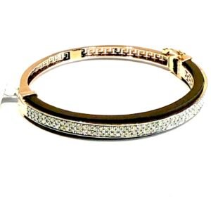 18K Gold Men’s Diamond Bracelet – Luxury Men’s Jewelry, Elegant Diamond Bracelet for Men