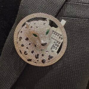 14Kt Diamond Brooch | 4.74ct Diamonds & 0.45ct Stones | Grand Luxury Gold Pin