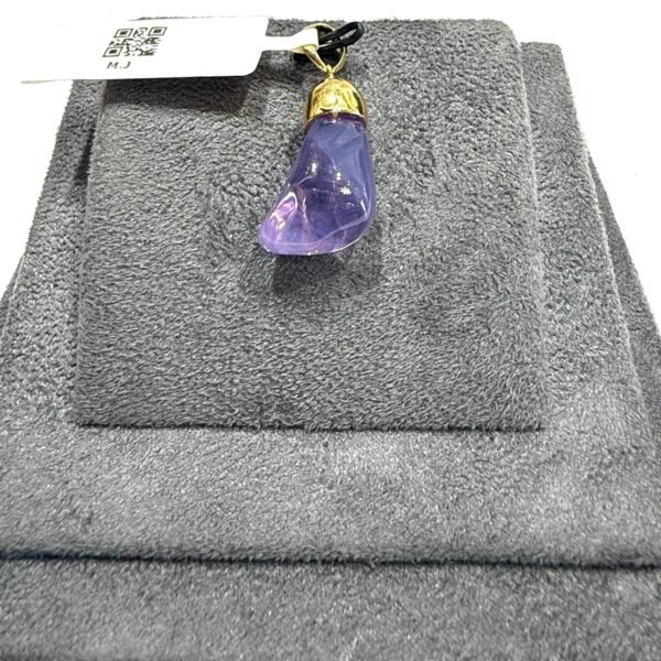 18Kt Stone Pendant | 22.90ct Gemstone | Designer Lightweight Gold Pendant