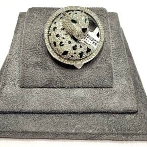 14Kt Diamond Brooch | 4.74ct Diamonds & 0.45ct Stones | Grand Luxury Gold Pin
