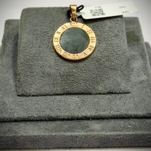 18Kt Gold Pendant | 1.70ct Stone | Elegant Lightweight Design